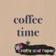 χαρτοπετσέτα κραφτ/cοffe time