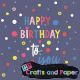 χαρτοπετσέτα για decoupage παιδ. μπλε H. Birthday