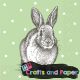 χαρτοπετσέτα για decoupage Easter λαγουδ. πουα