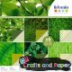 scrap χαρτι 30x30 σετ 6φ. photo green