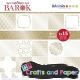 Scrapbooking 30x30 σε μπλοκ 170γρ. Foil gold 30 φ.