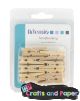 Ξύλινα MANTAΛAKIA 3,5εκ σετ 16Tεμ.