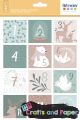 αυτοκόλλητα σετ 1-24-5x5εκ.xmas snow