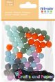 pompons σετ 60τ.1εκ.ασορτι παστελ