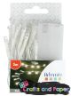 Γιρλαντα Led 1m. λευκο-20 λαμπακια