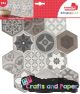 Αυτοκόλλητα design 8x7εκ. σετ 24 τεμ. μοσαικο