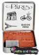 σφραγιδα σετ μεταλ. κουτι paris