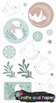 αυτοκόλλητα puffies xmas snow birds