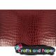 50x70εκ. δερματινη 188gr. croco καφε