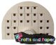 Ξύλινο Igloo 44x15,5x32εκ. +24 πόρτες