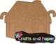 Ξύλινο MDF. 25εκ. Xmas House