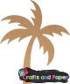 mdf 25εκ. palm tree