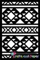 Στενσιλ 10x15εκ. ΓEΩMETPIKA ΣXEΔIA