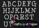 Στενσιλ 21x29εκ. Alphabet Capital