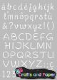 Στενσιλ 21x29εκ. Alphabet + number