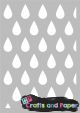 Στενσιλ 30x42εκ. Drops