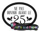 Σφραγιδα ξύλινη 5εκ. 'Ne pas ouvrir'