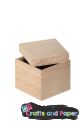 Ξύλινο δοχειο τετραγωνο 12x12x12εκ
