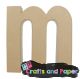 Papier mache γράμμα m 5x22x23φαντεζι