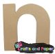 Papier mache γράμμα n 5x22x22 φαντεζι