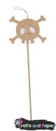 Papier mache sticks/ραβδος νεκροκεφαλή 14x39