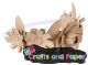 papier mache στεμμα λουλουδια 16x9x3