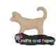 Papier mache σκυλος jack russel 11x4x9