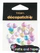 Μπιζου σετ 24 Καρδιες 1εκ PASTEL