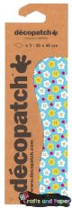 Decopatch χαρτί για decoupage (30x40) σιελ/λουλουδακ