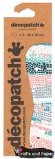 Decopatch χαρτί για decoupage (30x40) σιελ/ψηφιδωτο