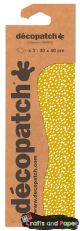 Decopatch χαρτί για decoupage (30x40) μουσταρδι/λευκ