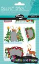 αυτοκολλητο σκρατς 11x16εκ. 12ετικέτα xmas