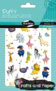Αυτοκολλητο 11x16εκ. Glitter Zoo en fete