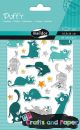 Αυτοκολλητο 11x16εκ. Glitter Chatons