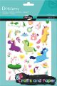 αυτοκολλητο σετ 6φ.15x21εκ.unicorns
