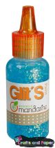 glitter κολλα 20ml. τυρκουαζ (υπ. συσκ. χονδρ. x6 τμχ. )