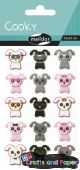 Αυτοκόλλητα 3D cooky 7,5x12 σκυλακια