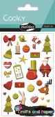 Αυτοκόλλητα 3D cooky 7,5X12 Xmas