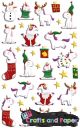 Αυτοκόλλητα 3D cooky 7,5x12 xmas μονοκερος