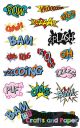 Αυτοκόλλητα 3D cooky 7,5x12 onomatopoeia