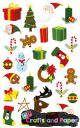 αυτοκολλητο cooky 7,5x12 xmas traditional