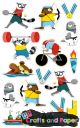 αυτοκολλητο cooky 7,5x12 olympics games