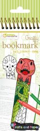 Μπλοκ ζωγραφικής 6x20εκ. 24φ. book mark. dinosau