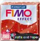 fimo 202 effect glitter 56g red