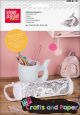 diy υφασμάτινη κασετίνα βαρελακι mermaid