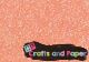 Glitter glue 50 ml. neon orange
