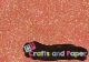 Glitter glue 50 ml. light red