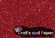 Glitter glue 50 ml. red