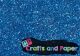 Glitter glue 50 ml. blue