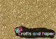 Glitter glue 50 ml. gold